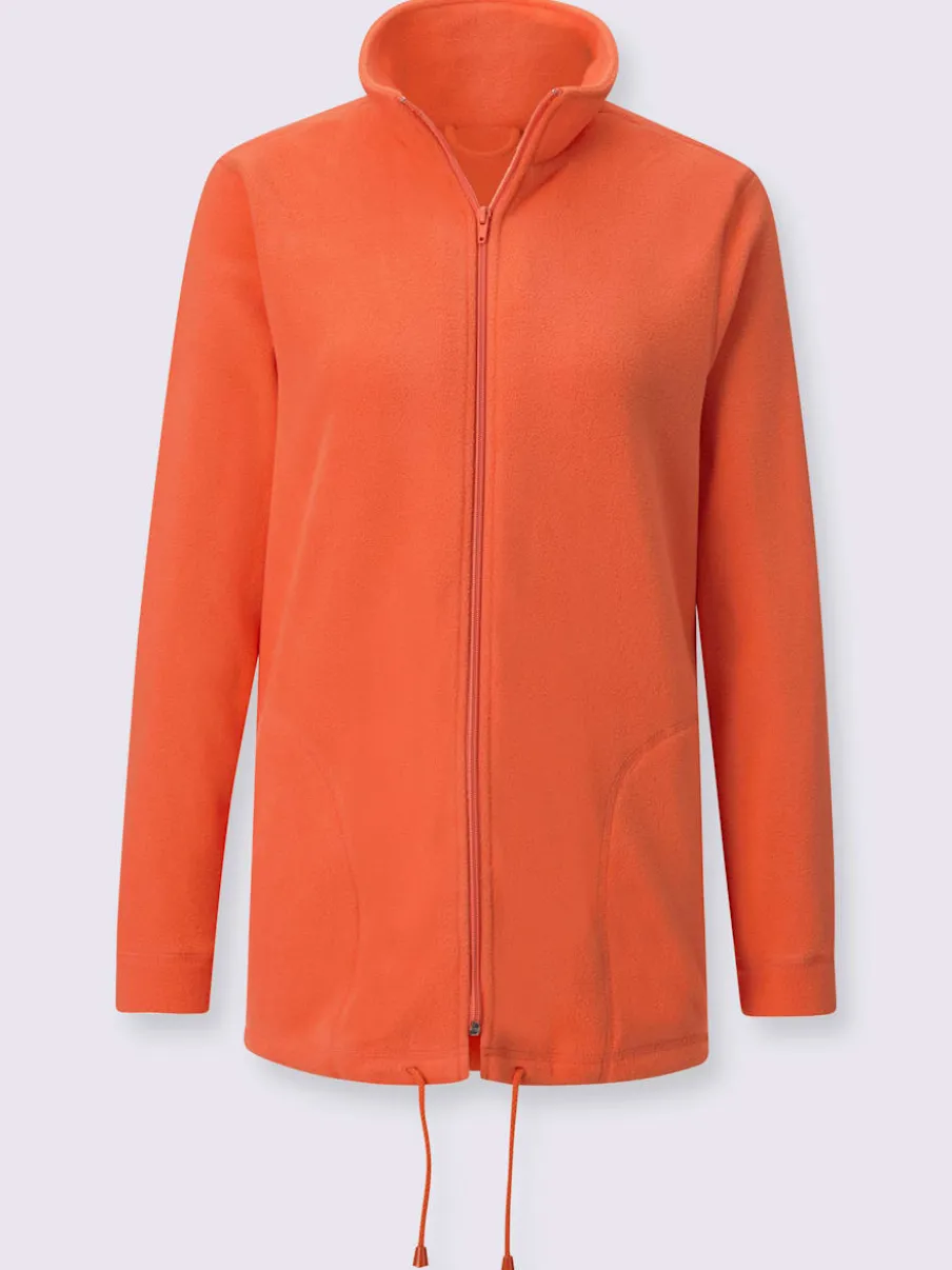 Veste polaire avec col montant et deux poches
