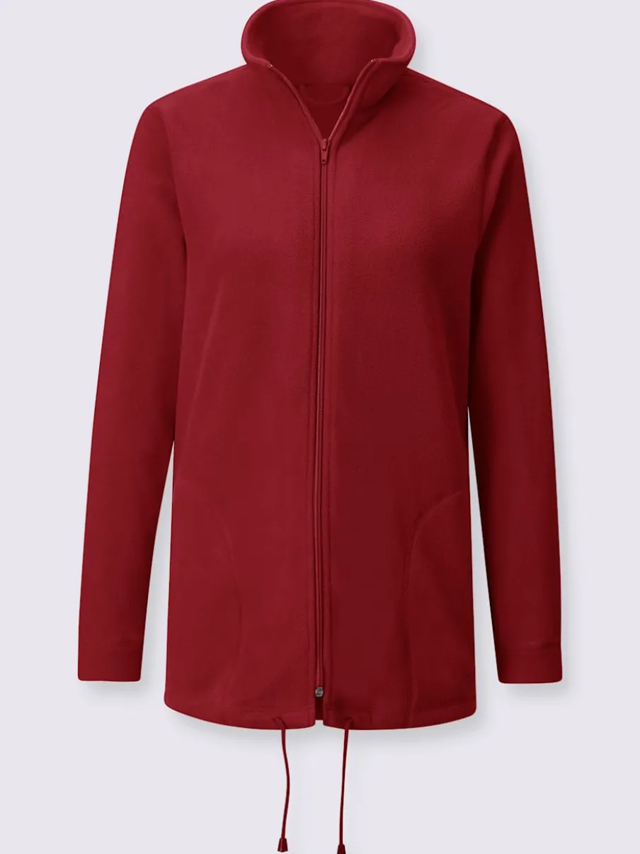 Veste polaire avec col montant et deux poches