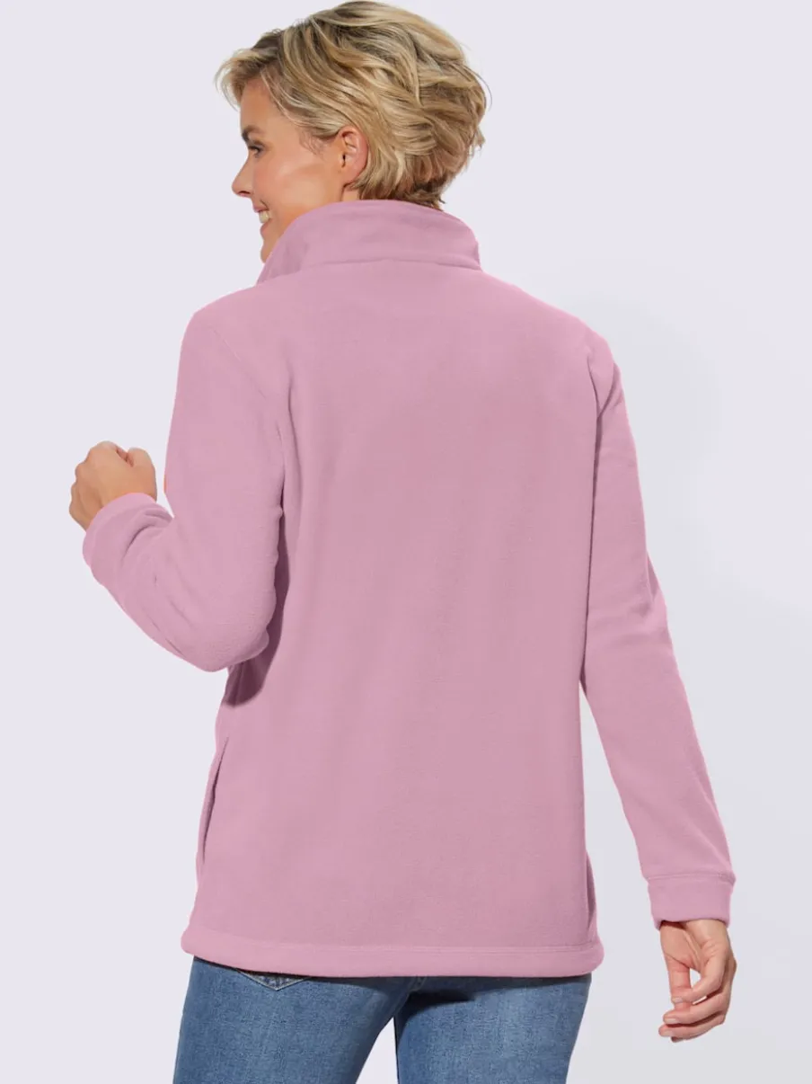 Veste polaire avec col montant et deux poches