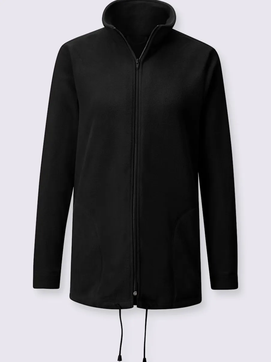 Veste polaire avec col montant et deux poches