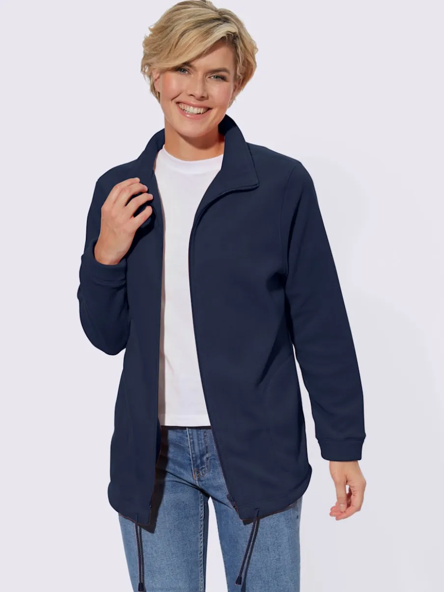 Veste polaire avec col montant et deux poches