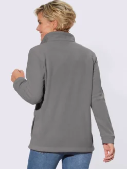 Veste polaire avec col montant et deux poches