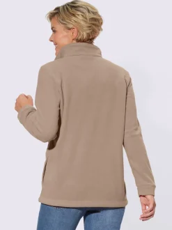 Veste polaire avec col montant et deux poches