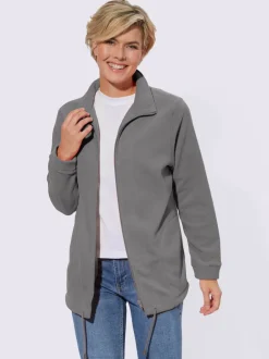 Veste polaire avec col montant et deux poches