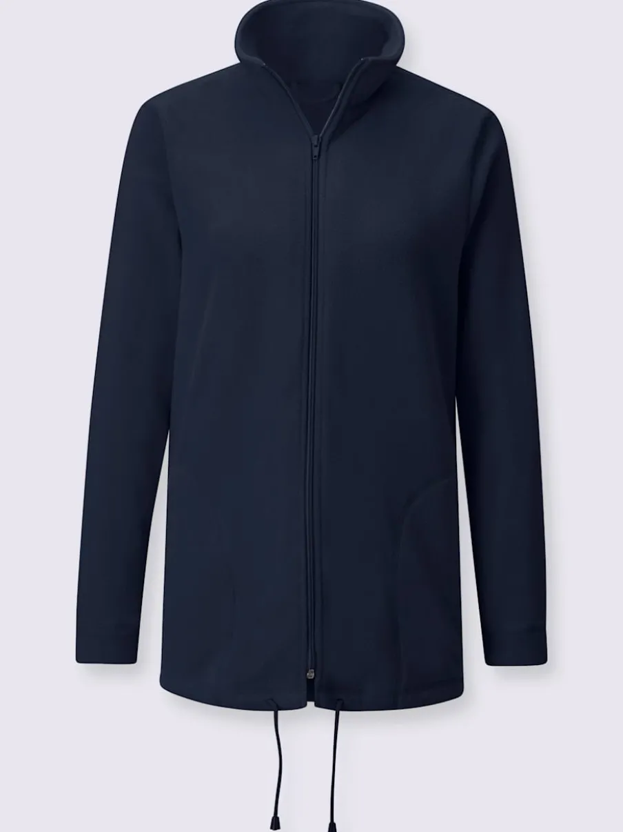 Veste polaire avec col montant et deux poches