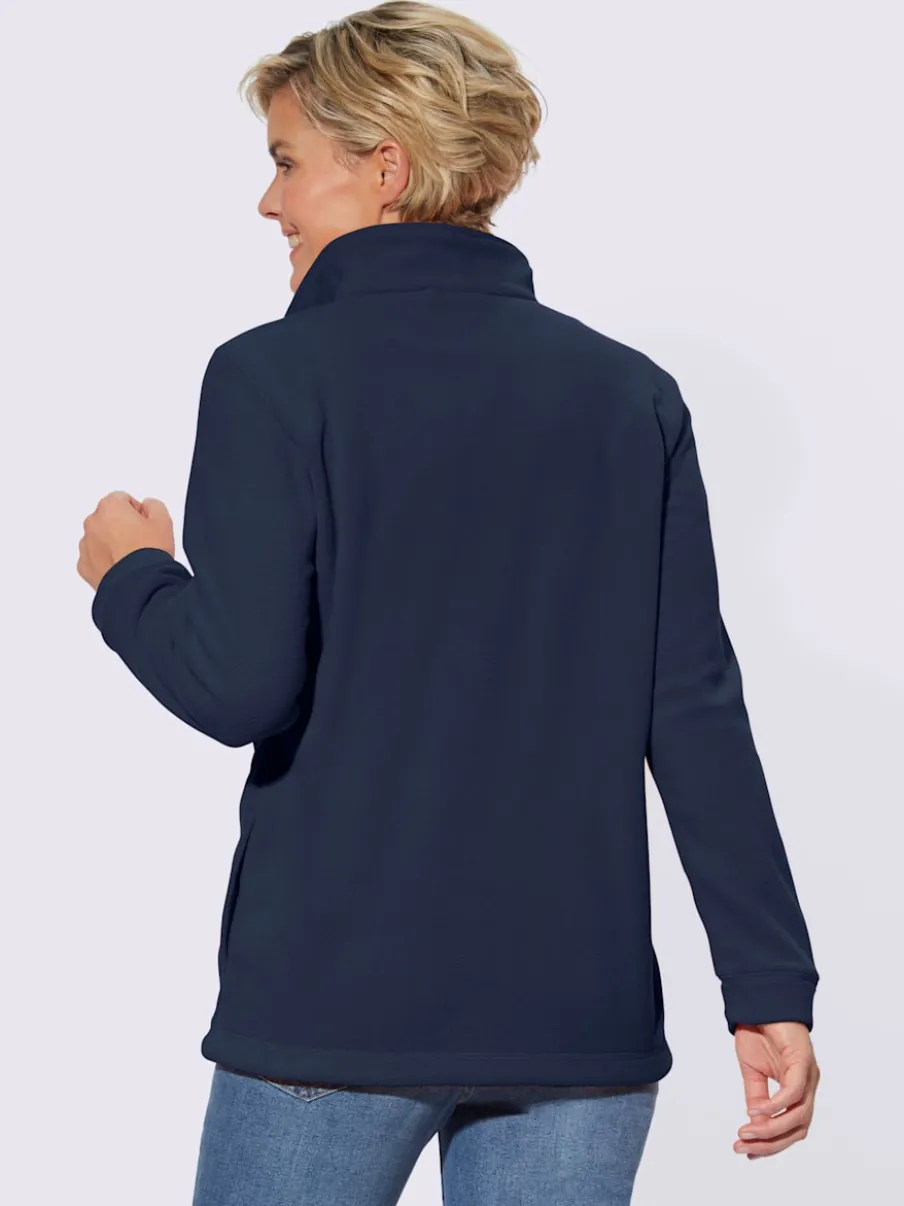 Veste polaire avec col montant et deux poches