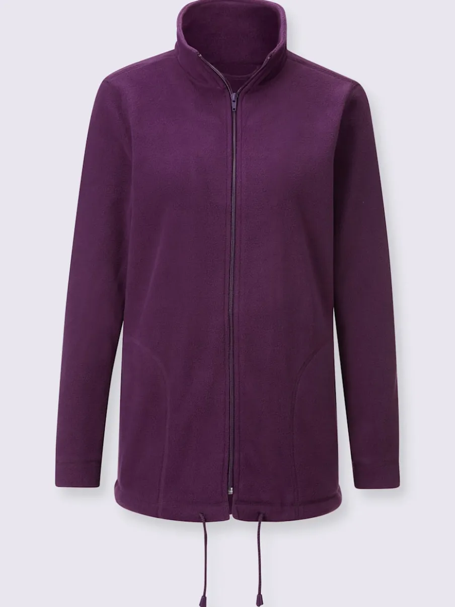 Veste polaire avec col montant et deux poches