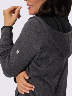 Veste polaire contrastes décoratifs
