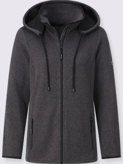 Veste polaire contrastes décoratifs