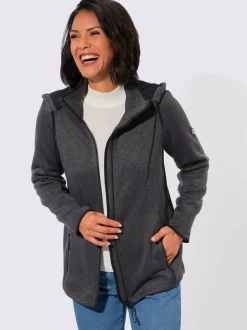 Veste polaire contrastes décoratifs