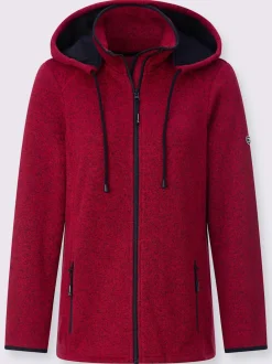 Veste polaire contrastes décoratifs