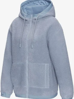 Veste polaire en peluche à capuche