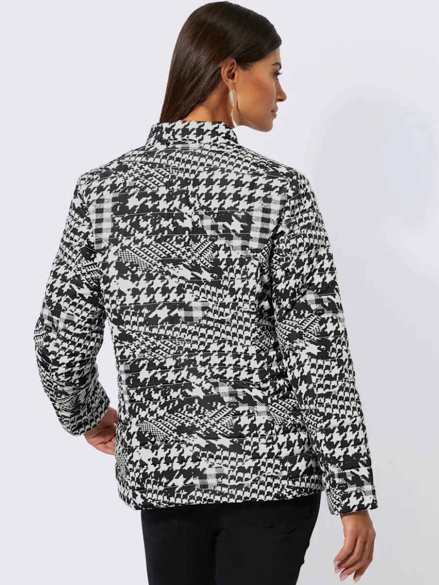 Veste réversible à col montant et manches longues