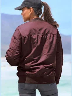Veste réversible à motifs léopard avec poches fendues et bords-côtes doux