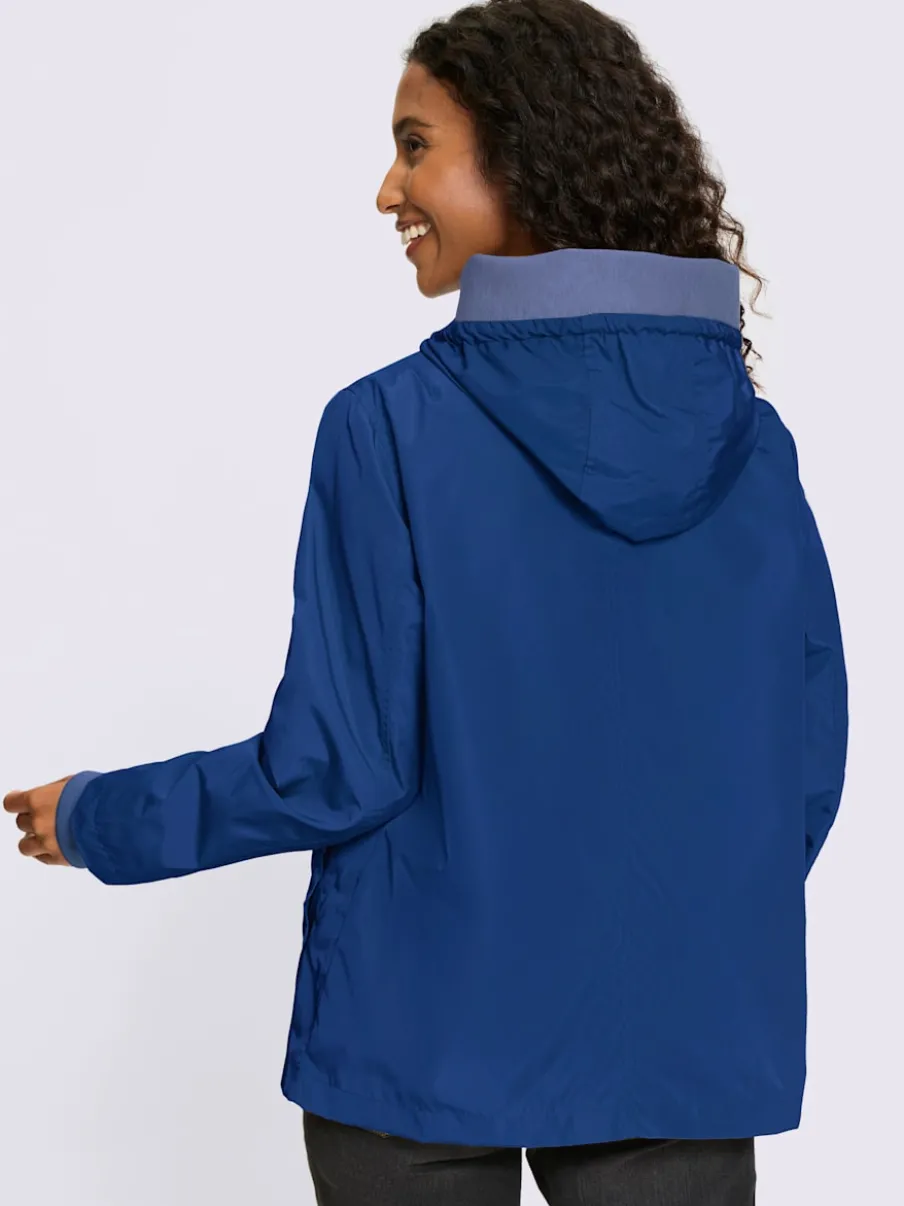 Vestes avec capuche à poches et empiècements jersey