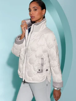 Vestes légères en duvet avec col montant pratique