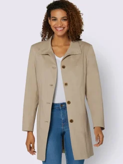 Vestes longues à col transformable avec poches intégrées
