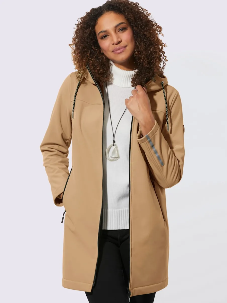Veste softshell avec doublure polaire et poches zippées