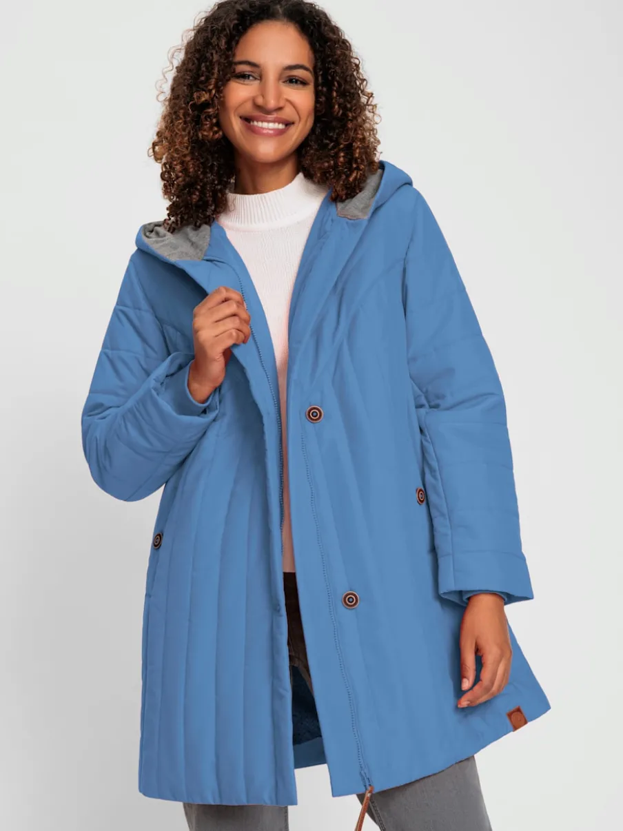Veste sportive avec capuche polyester recyclé pratique et confortable
