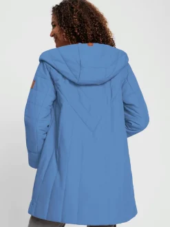 Veste sportive avec capuche polyester recyclé pratique et confortable