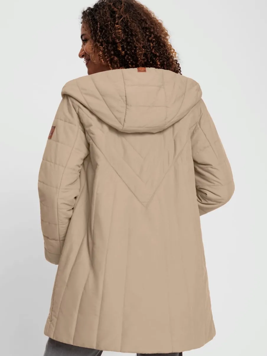 Veste sportive avec capuche polyester recyclé pratique et confortable