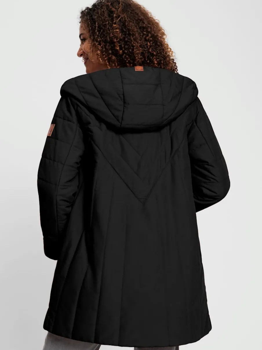 Veste sportive avec capuche polyester recyclé pratique et confortable