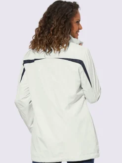 Veste sportive à capuche avec poches à glissière et doublure intérieure