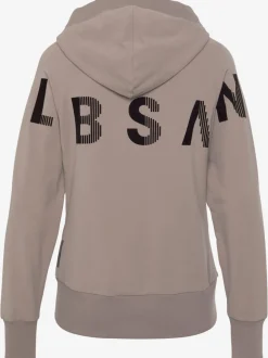 Veste sweat avec capuche de logo imposant et poches