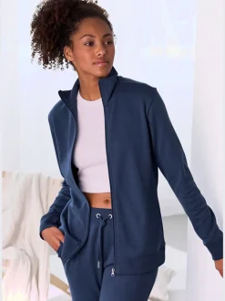 Veste sweat avec glissière et poches latérales agréables