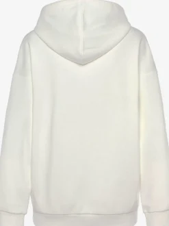 Veste sweat à capuche avec logo brodé et poches fendues