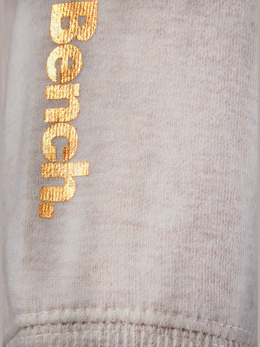 Veste sweat à capuche avec poches latérales et logo imprimé