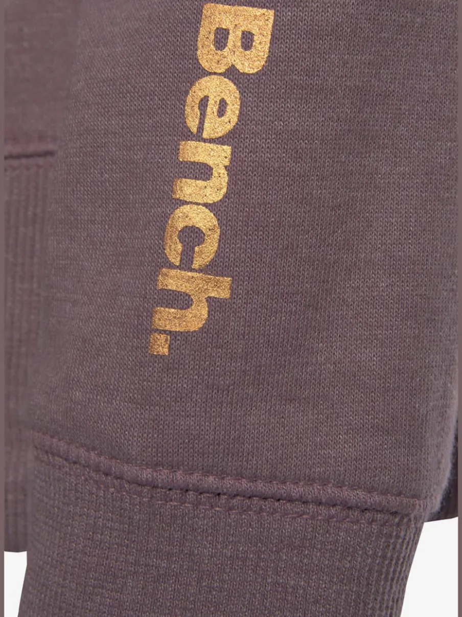 Veste sweat à capuche avec poches latérales et logo imprimé