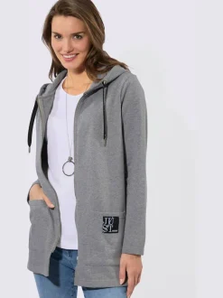 Veste sweat 60% coton