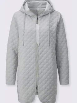 Veste sweat moderne avec capuche et poches brillantes