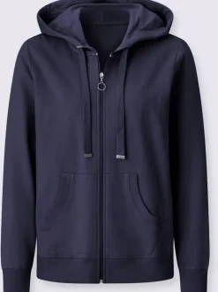 Veste sweat pur coton