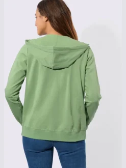 Veste sweat pur coton