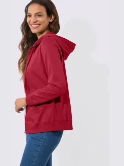 Veste sweat pur coton
