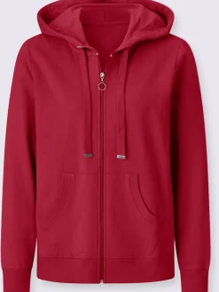 Veste sweat pur coton