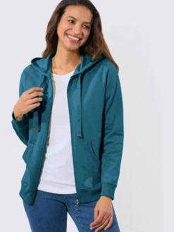 Veste sweat pur coton