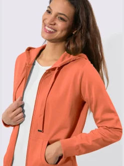 Veste sweat pur coton
