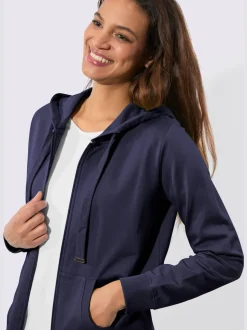 Veste sweat pur coton