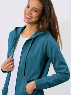 Veste sweat pur coton