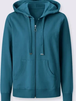 Veste sweat pur coton