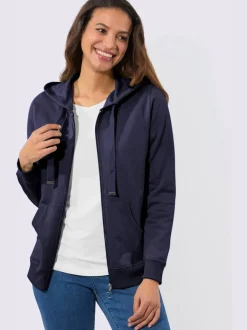 Veste sweat pur coton