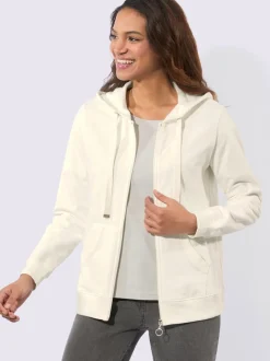Veste sweat pur coton