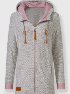 Veste sweat sportive avec capuche et poches pratiques