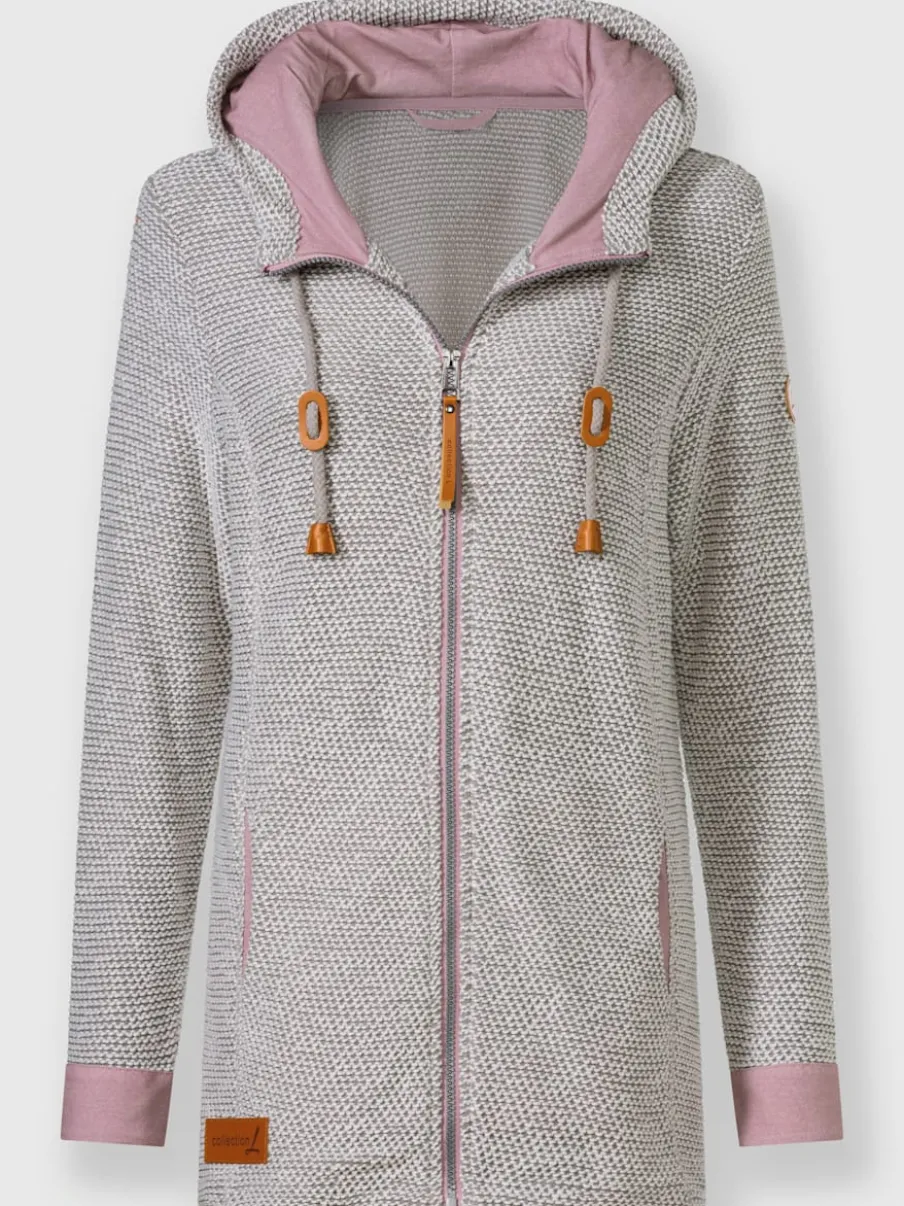 Veste sweat sportive avec capuche et poches pratiques