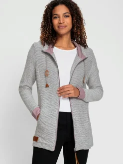 Veste sweat sportive avec capuche et poches pratiques