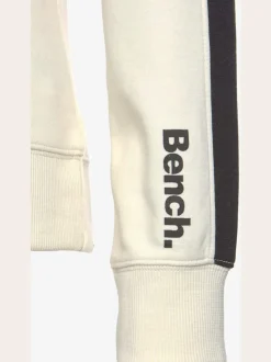 Veste sweat sportive à glissière avec col montant et rayures latérales