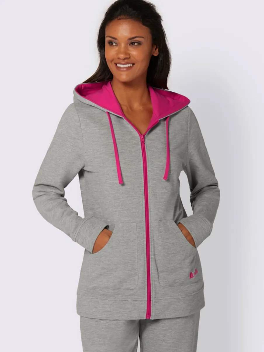 Veste zippée avec capuche et poches kangourou
